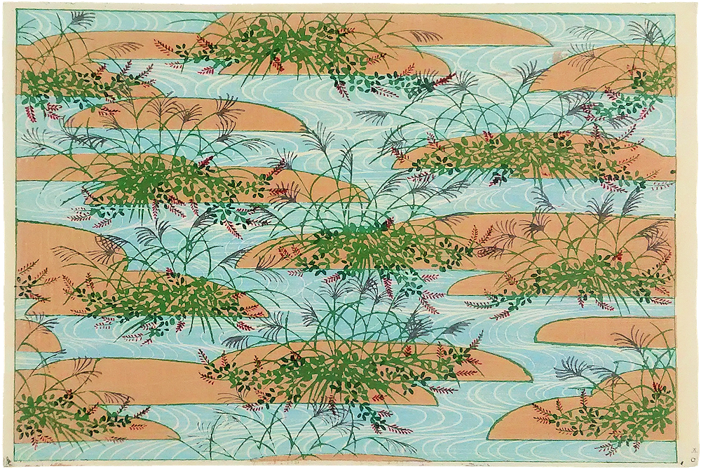いせ辰　木版画「千代紙」　3枚セット