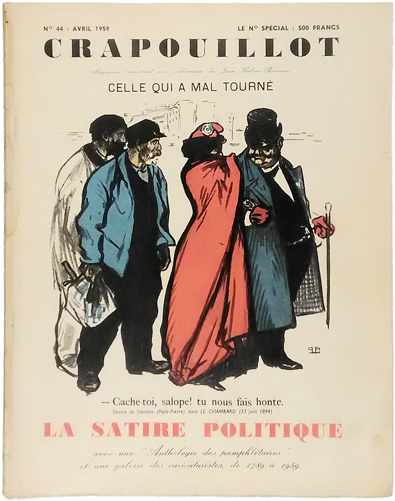 「Crapouillot. La Satire Politique. No.44 Mars 1959」