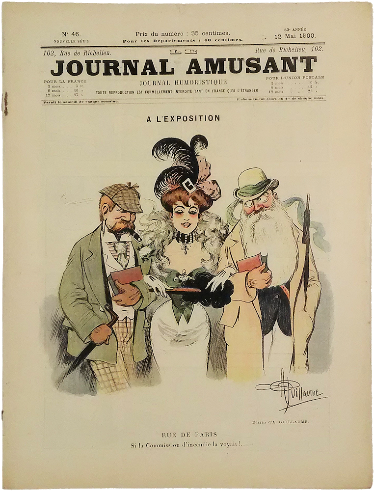 「Le Journal Amusant No.46 12 Mai 1900. A L'exposition」