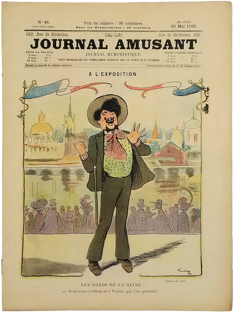 「Le Journal Amusant No.48 26 Mai 1900. A L'exposition」