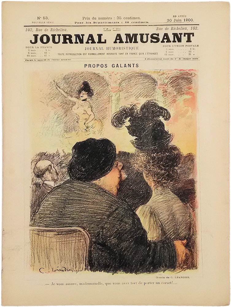 「Le Journal Amusant No.53 30 Juin 1900. Propos Galants」