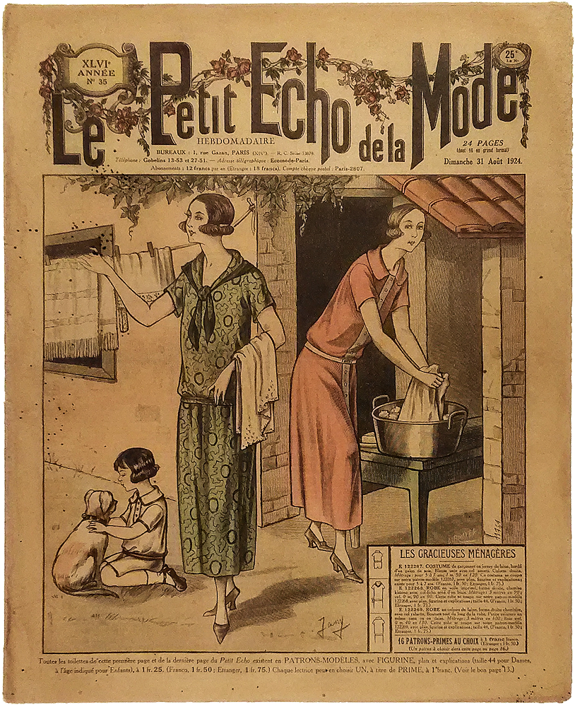 「Le Petit Echo de la Mode. No.35. 31 Aout 1924」