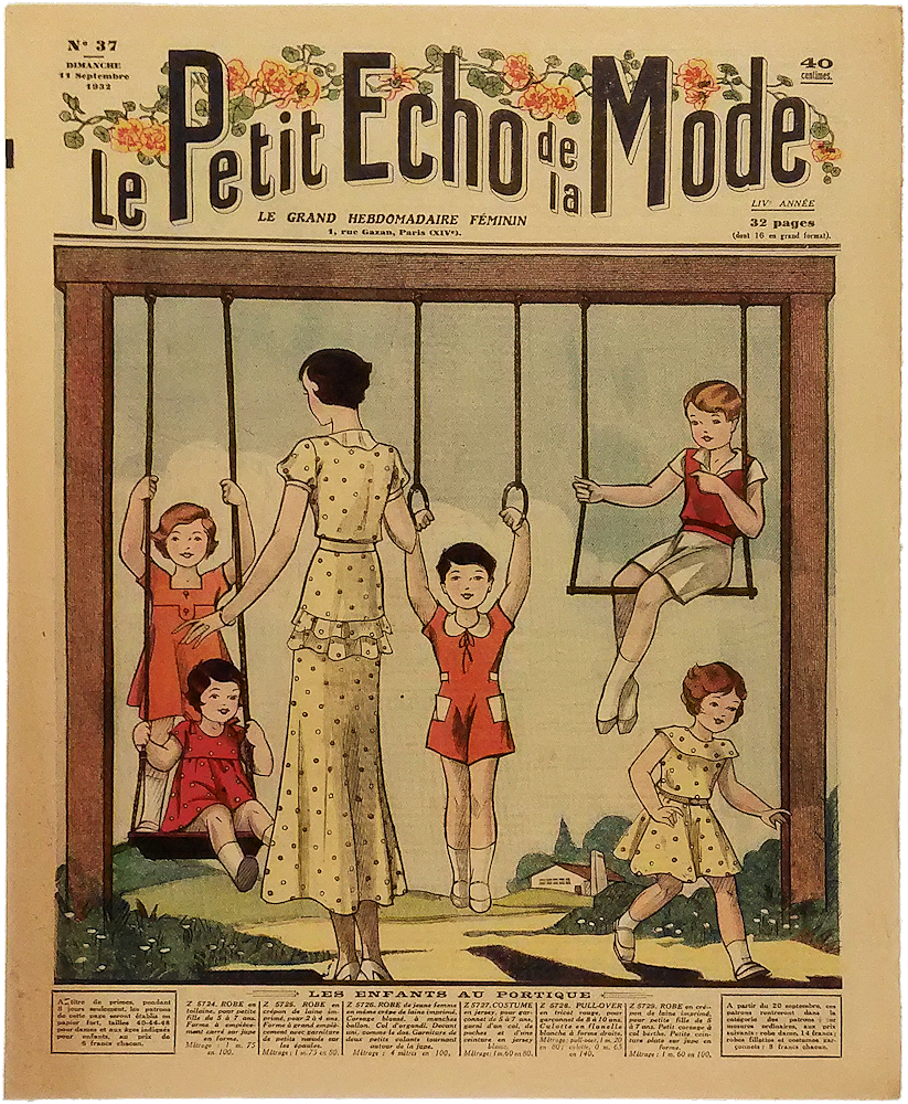 「Le Petit Echo de la Mode. No.37. 11 Septembre 1932」
