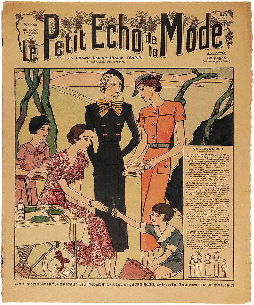 「Le Petit Echo de la Mode. No.26. 1 Juillet 1934」