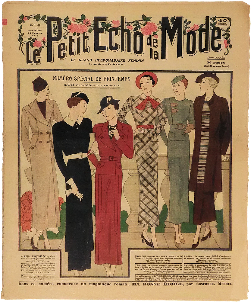 「Le Petit Echo de la Mode. No.8. 24 Fevrier 1935」