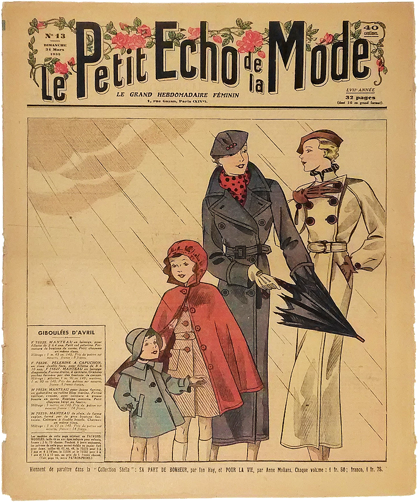 「Le Petit Echo de la Mode. No.13. 31 Mars 1935」