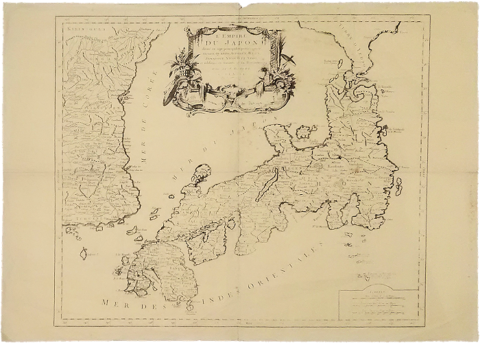 地図「L'Empire du Japon」（複製）
